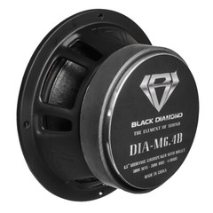 Black Diamond 6.5″ Loudspeaker Midrange with Bullet, 500W Max, 250W RMS DIA-M6.4