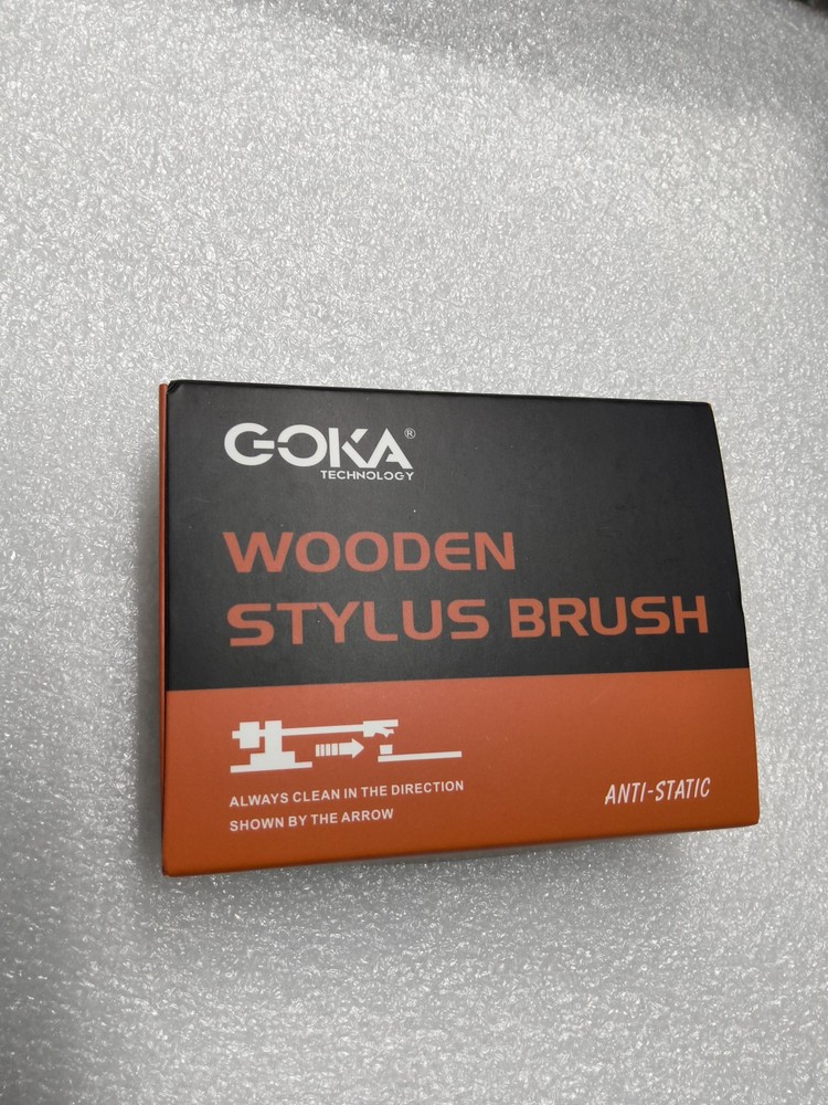 Stylus Cleaner Brush – Carbon Fiber Anti-Static Sapele Wood Handle