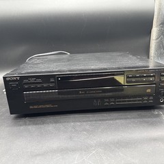 SONY CDP-C445 CD Player 5-Disc Carousel Changer No Remote, Tested & Working