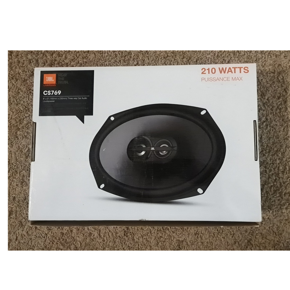 JBL CS769 6x9in Three-Way Car Audio Loudspeaker 210W RMS Power