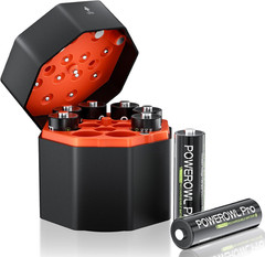 POWEROWL Pro 1.5V Rechargeable AA Batteries Lithium with Charger, 3600mWh Double