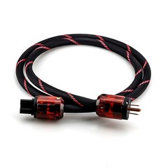 HiFi Audio Power Cable 5N OFC Copper Conductor IEC C15 Female Power Supply Cord