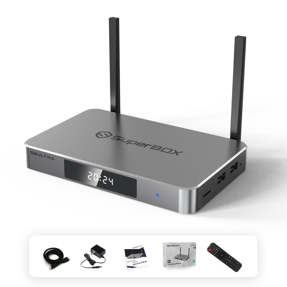 SuperBox S6 Ultra TV BOX 128G Household Use Authorized Reseller Ship Same Day