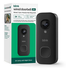 Blink Wired Doorbell 2K+ (NEWEST 2026 Version) Corner Mounts (10º to 85º)