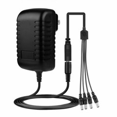 CCTV Security Camera Power Supply Adapter – w/ 4-way splitter 12VDC 2A (2000mA)