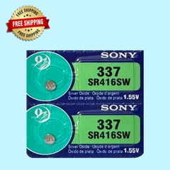 Sony 337 SR416SW Watch Battery (Exp 10/2026 ) 2Pc