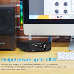 100Watt Mini Mono Channel Power Amplifier HIFI Full-range/Subwoofer Digital Amp