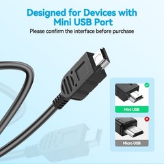 USB 2.0 Data Cable For SmartDisk FireLite Model#USBFLB160 USBFLB80 USBFLB100