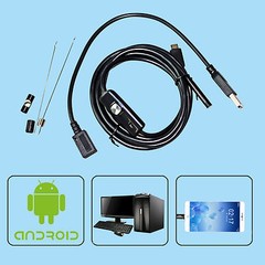 Silm Cable 5.5MM 6LED Micro USB Waterproof Endoscope Inspection Camera for Phone