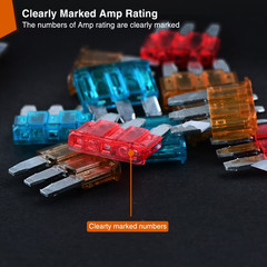 5 Pack 15A Micro3 Blade Fuse 15 AMP ATL 32V Automotive Car Truck Boat Marine RV
