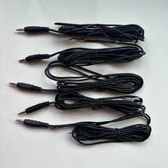 5X repair Replacement Speaker Bare Wire cable With 3.5mm Plug to Stripped Ends