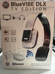 GOgroove BlueVIBE DLX TV Edition Bluetooth Wireless TV Connection Kit Headphones