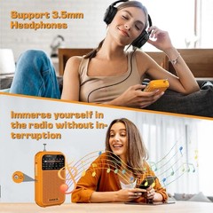 Compact D220 AM FM SW Receiver – Easy to Use, Battery Operated Transistor Radio