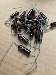 NOS Sprague Black Beauty Mylar 0.005 MFD @ 400 VDC Axial Capacitor, 4TM-D50