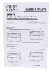 BMRC7B | Flip-up Fully Enclosed Black Marine Stereo Splash Guard