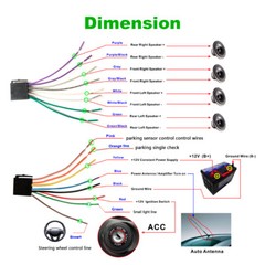 7″ Double Din Touch Screen Apple Carplay Android Auto Car Stereo Radio Bluetooth
