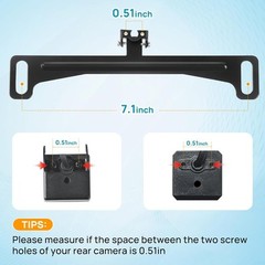 Universal Car Rear View Camera License Plate Bracket, Professional Full…