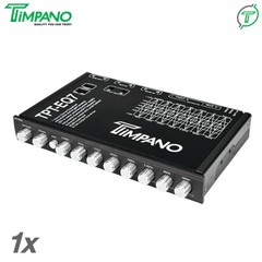 Timpano Car Audio Equalizer TPT-EQ7 with subwoofer control 7 Band Graphic EQ
