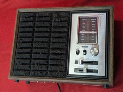 Audition Model 2929 Vintage AM-FM Table Radio Made in Hong Kong, Nice, Video!