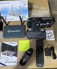 New SuperBOX S7 Ultra, Backlit Remote, Backlit Keyboard Set. Authorized Seller