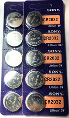 10PK CR2032 SONY MURATA 3V LITHIUM (GREAT EX 2035) DL2032 ECR2032 FREE SHIP&TRAK