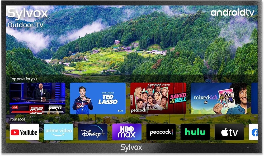 Sylvox Outdoor TV 65” 1000 nits 4K Weatherproof Smart TV support Bluetooth WiFi