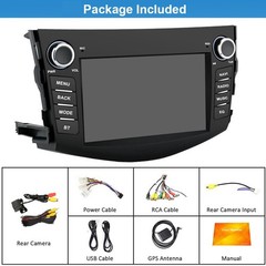 For Toyota RAV4 2006-2012 7″ Android 15 Wifi Apple Carplay Car Stereo Radio GPS