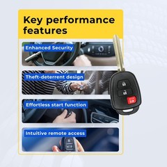 Replacement Key Fob Remote 2013-2015 Scion xB FCC: HYQ12BDP New Keyless Entry