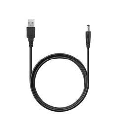 USB to DC Power Cord, [3 Pack] 0.25m USB 2.0 A Type Male to DC 5.5 x 2.1mm 5V