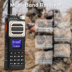 Baofeng UV-25 Dual Band Radio | 11W | NOAA | Airband | 5200mAh | USB-C Charging