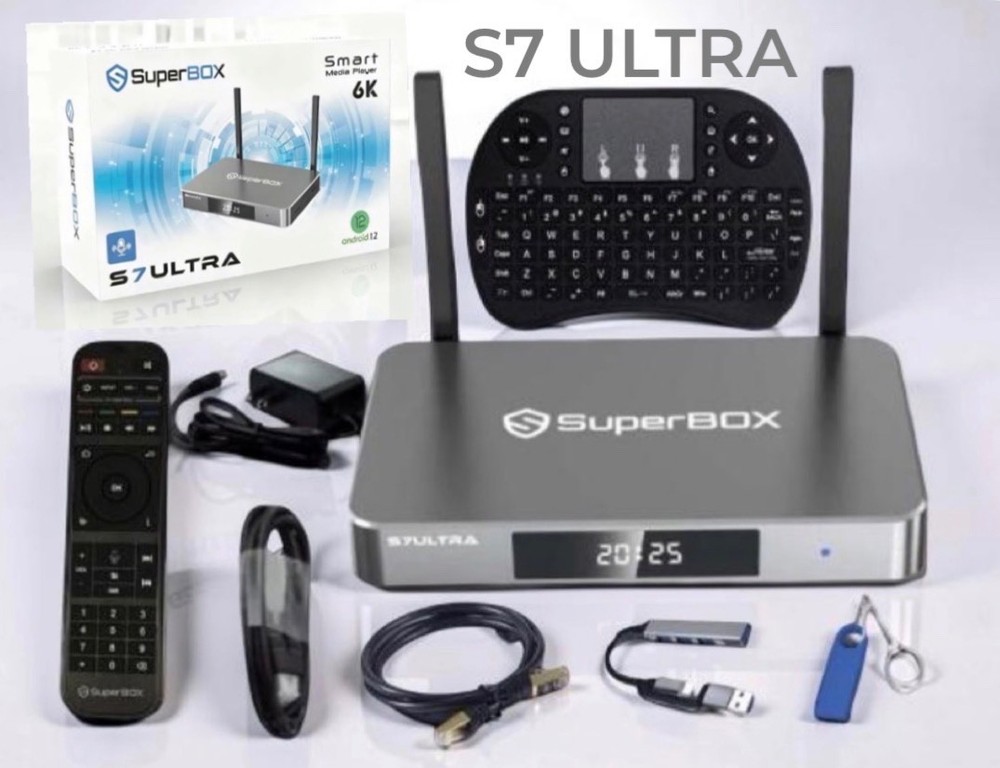 SuperBox S7 Ultra Streaming Player Fully Upgraded 4G RAM + 128 ROM