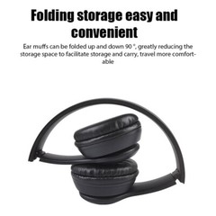 Wireless Headphones Headsets Super Bass Bluetooth Foldable Stereo Earphones Mic