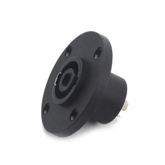 8 Pack Speakon Panel Mount Socket Round, 4 Pole Audio Speaker Jack Twist Lock Co