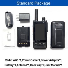 ANYSECU W63 IP68 4G Network Radio Android 9.0 NFC Zello Real-ptt PTT POC Radio