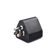 Cable Matters 2-Pack 15 Amp to 3 Prong 30 Amp RV Adapter, 15A RV Plug (NEMA 5-15