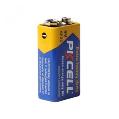 10pcs 9 Volt Batteries 0% Mercury Heavy Duty 9V 6F22 PP3 MN1604 EN22 Zinc-Carbon