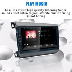 For 2012-2015 Honda Civic Android 12.0 Car Stereo Radio FM WIFI Navi GPS BT 32GB