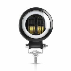 2X 3inch Round LED Work Light Bar Spot Pods Driving Fog Halo Offroad ATV UTV 4WD