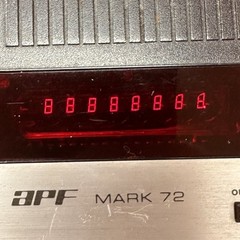 APF Mark 72 Calculator –VTG 1975 Red Digits LED Display – Hong Kong Works