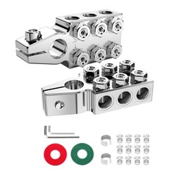 Battery Terminal Connector 12 Way Connectors 8awg Up To 4/0xl Awg Gauge Positive
