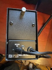 STAX earspeakers on a tube amp? Yes. SRD-X portable works w/your headphone amp.