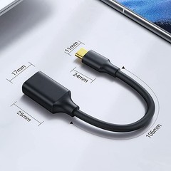 USB C To USB Adapter Type C OTG Extension Cable USB C Male To USB 2.0 A Female