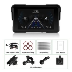 5″ Apple CarPlay Android Auto Portable Screen Waterproof Navigator Motorcycle