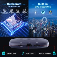 Carlinkit 8+128GB Android 13 Wireless Carplay Android Auto Multimedia Player Box