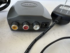 RF Modulator – RCA / Composite A/V to RF (Coax) /RCA Converter Kit w/ RCA Cable