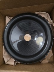 18″ Big roll Carbon Fiber Subwoofer Cone 3″ vcid Plus 7″ Carbon Fiber Dust Cap