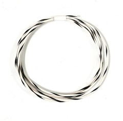 25 FEET AUTOMOTIVE WIRE 18 AWG HIGH TEMP TXL WIRE WHITE WITH BLACK STRIPE