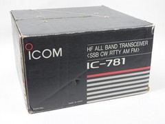 Icom IC-781 Ham Radio HF Transceiver + Manual + Box (SN 2936, excellent)