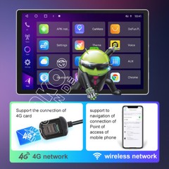 13.1”Android 8 CORE 6+128GB Car stereo Headunit DSP Carplay 2K QLED GPS FM 2DIN