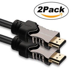 2Packs High Speed 8K 4K HDMI Cables Lot – 3ft 6ft 10ft 15ft 25ft 30ft 50ft Long